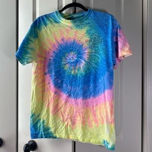 Colorful TieDye Surfstyle Shirt! M